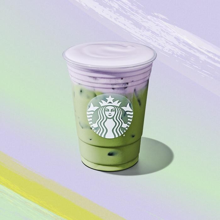 starbucks Iced Lavender Cream Oatmilk Matcha