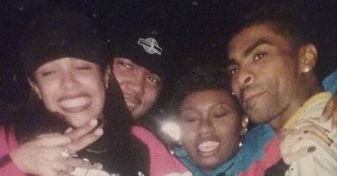 Aaliyah with Timbaland