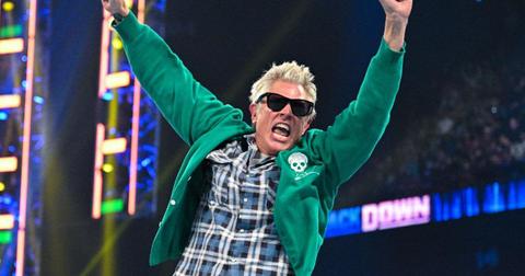 Johnny Knoxville on 'SmackDown' in 2022.