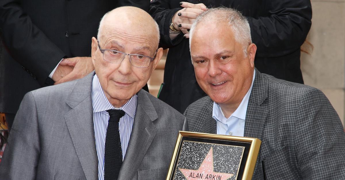 Alan and his son Matthew Arkin at his Hollywood Walk of Fame ceremony on June 7, 2019