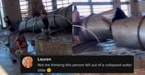 HVAC Duct Collapses Hotel Pool