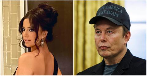 Ashley St. Clair and Elon Musk on separate occasions.