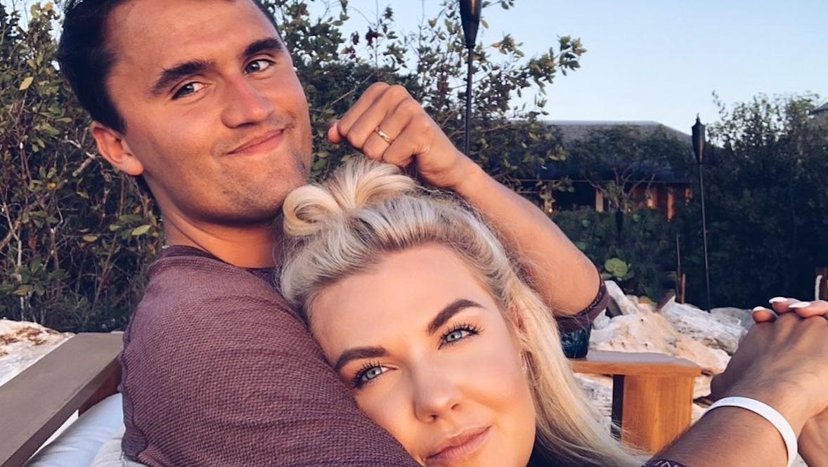 charlie kirk wife selfie
