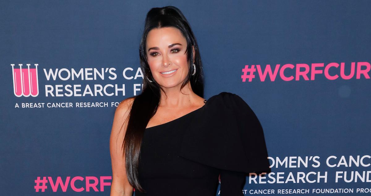 Kyle Richards plugs her own retail store by leaving her boutique