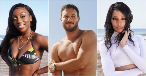 Da'Vonne, Bryce, and Arisce from 'Ex on the Beach'