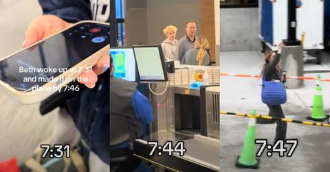 Friend Wakes up 15 Minutes Before Flight, Miraculously Makes It