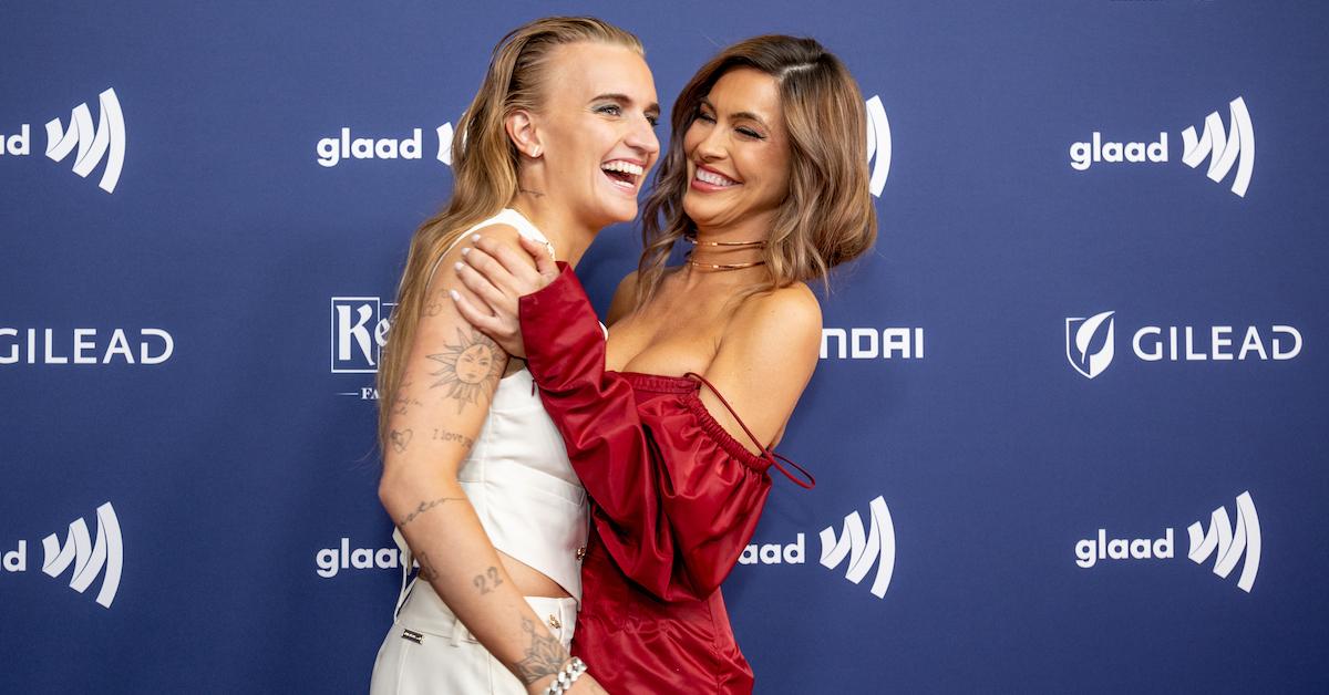 G Flip and Chrishell Stause at the 34th annual GLAAD Media Awards at The Beverly Hilton on March 30, 2023 in Beverly Hills