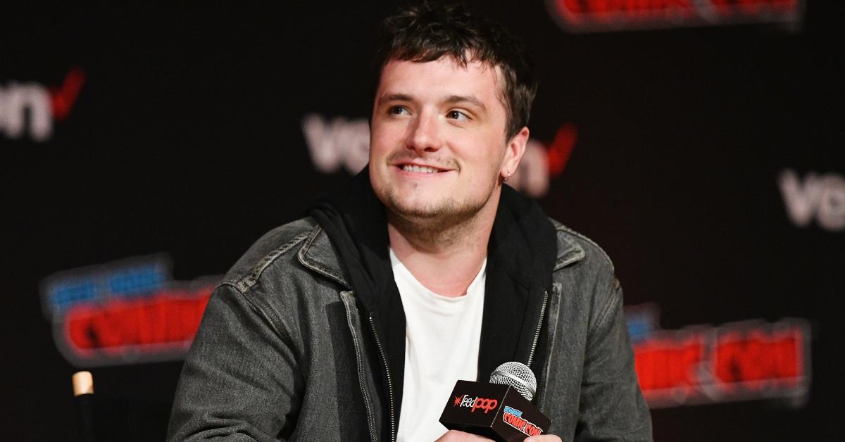 Josh Hutcherson at the 'Future Man' NYCC panel in 2018 for Hulu.