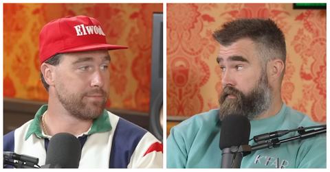 Travis Kelce and Jason Kelce