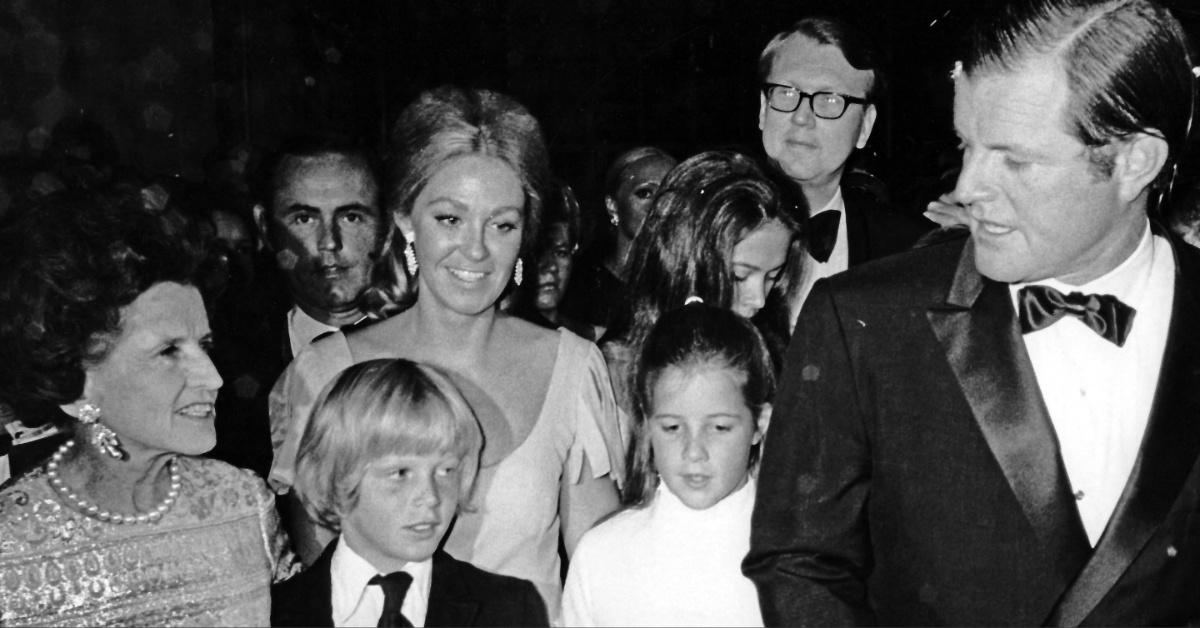 United States Senator Ted Kennedy and his family attend the opening of the John F. Kennedy Center for the Performing Arts in Washington, D.C. in 1971.
