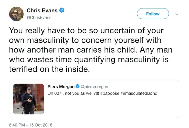 chris evans piers morgan