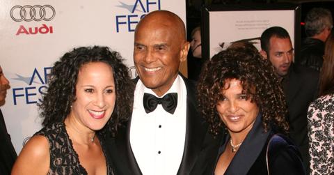 Harry Belafonte and daughter Shari Belafonte (r) during AFI Fest 2006 Black Tie Opening Night Gala and US Premiere of Emilio Estevez's "Bobby" - Arrivals at Grauman's Chinese Theater in Hollywood, CA, United States.