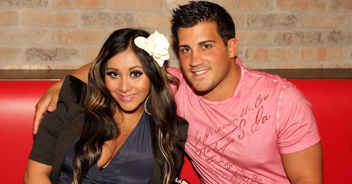 Snooki and Jionni LaValle attend the Showboat's Earl of Sandwich ribbon cutting ceremony at Showboat Casino July 25, 2012 