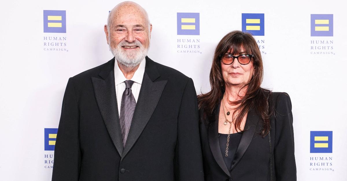 Rob Reiner and Michele Singer Reiner at a Human Rights Campaign dinner in 2025.
