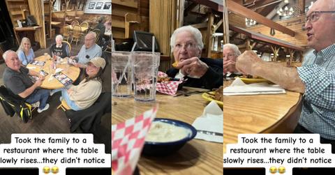 Rising Restaurant Table Prank Branson