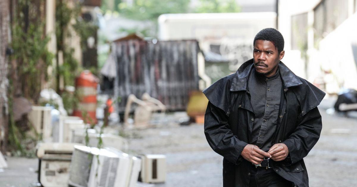 Gaius Charles during a scene in the upcoming AMC show ‘The Walking Dead: Dead City’ 