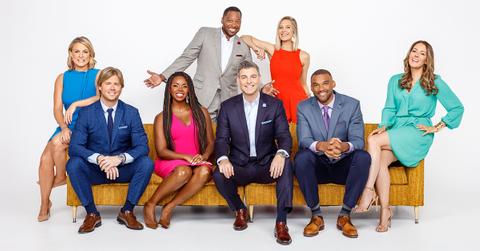 The cast of 'Daily Blast Live' on a couch.