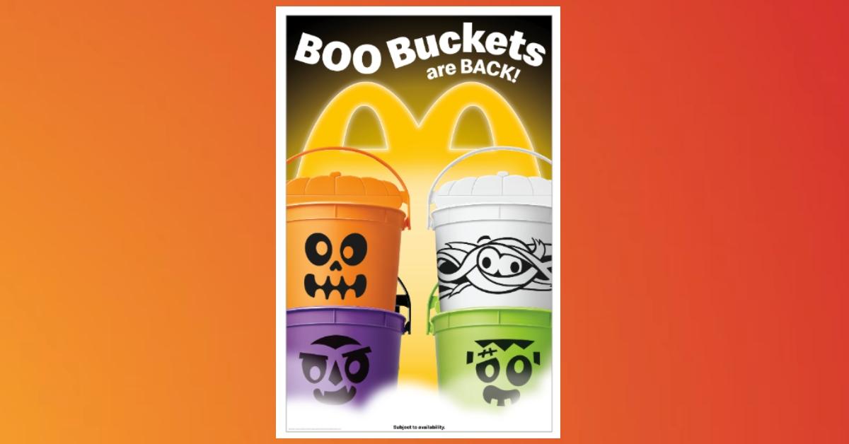 McDonald's Halloween Buckets Are Back With 4 New Designs Breaking