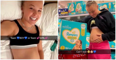 JoJo Siwa posts Snapchats teasing about pregnancy
