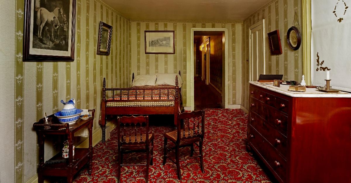 Room in the Petersen House where Abraham Lincoln died