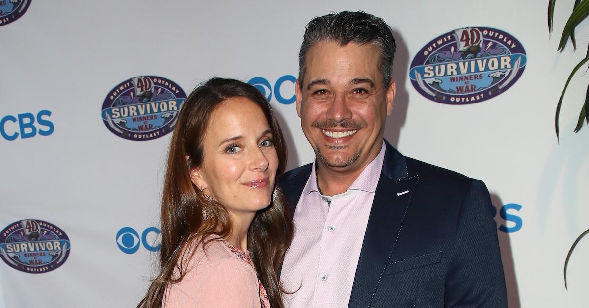 Boston Rob and Amber Brkich at 'Survivor: Winners at War' premiere in 2020