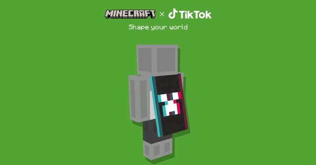 TikTok Minecraft cape
