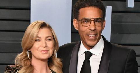 Ellen Pompeo and Chris Ivery attend the 2018 Vanity Fair Oscar Party