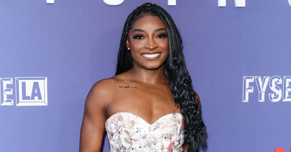 Simone Biles on the red carpet