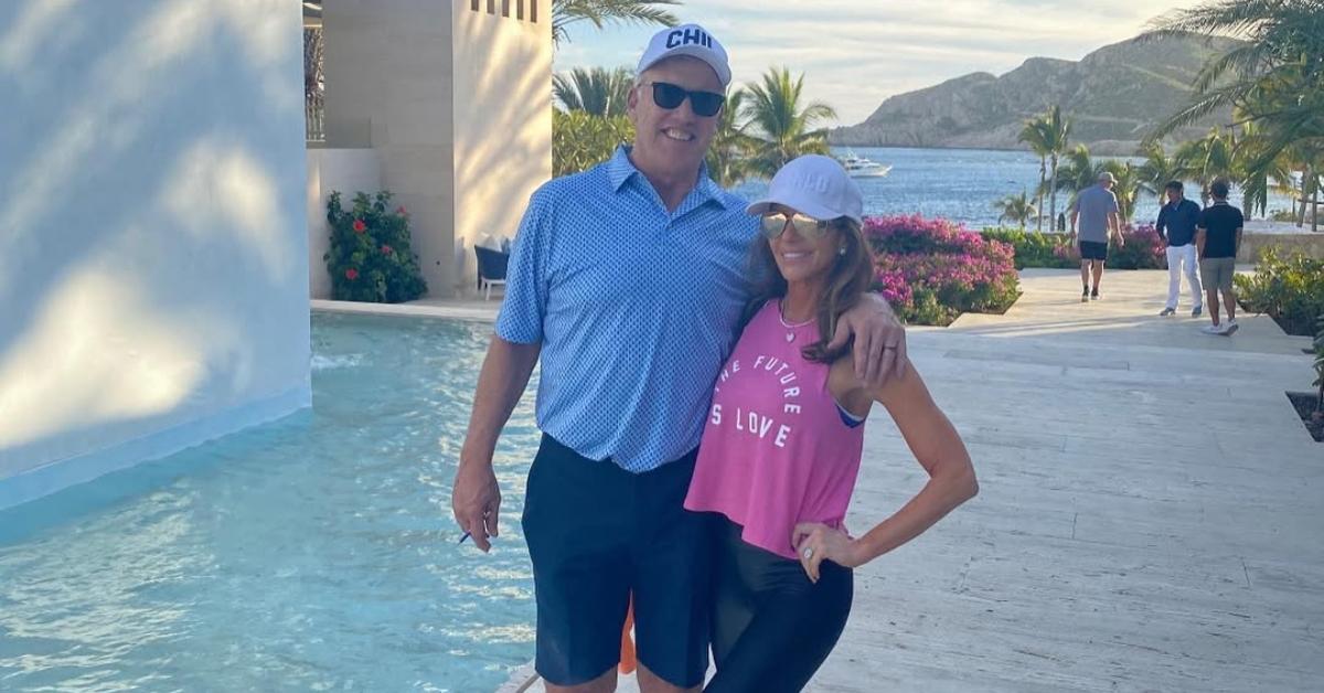 John and Paige Elway in Mexico in 2020.