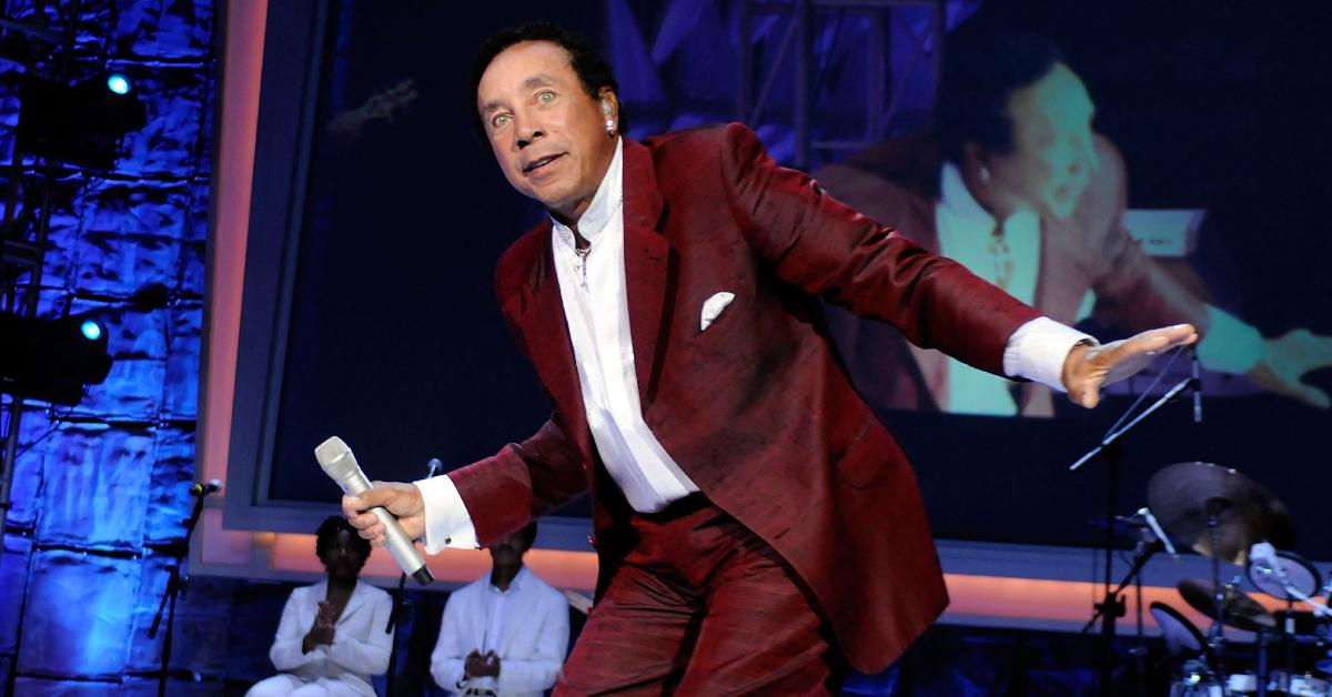Smokey Robinson performing in October 2008.