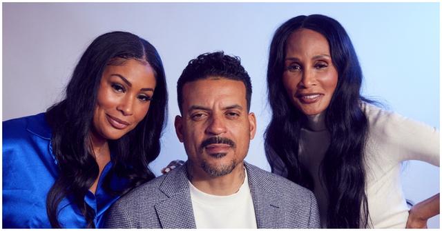 (l-r): Anansa Sims, Matt Barnes, and Beverly Johnson