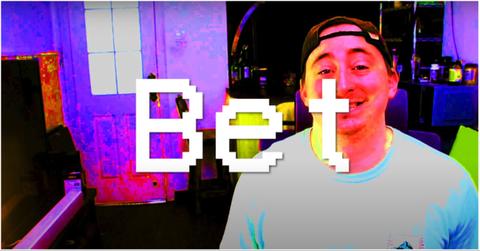 YouTuber explaining what Bet means