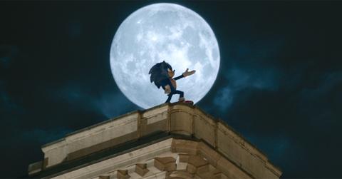 Sonic in 'Sonic the Hedgehog 2.'