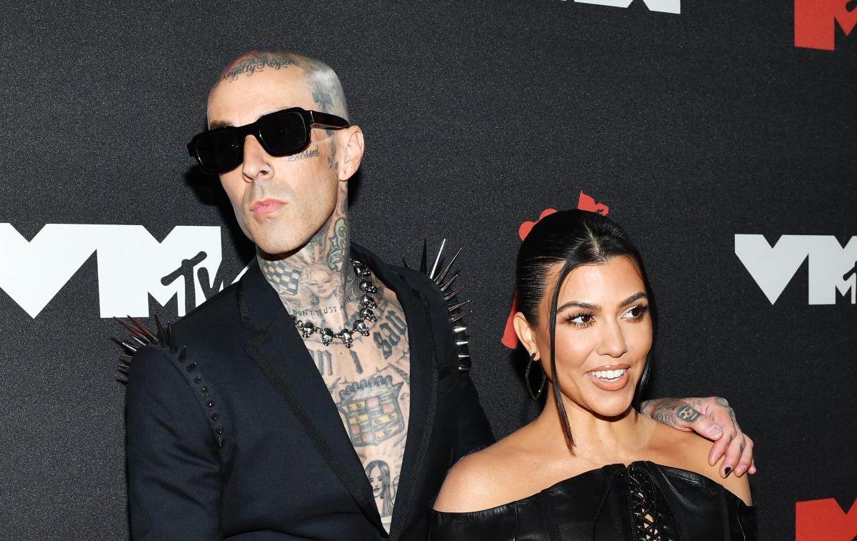 Travis Barker and Kourtney Kardashian