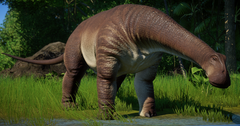 The Nigersaurus in 'Jurassic World Evolution'.