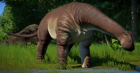 The Nigersaurus in 'Jurassic World Evolution'.