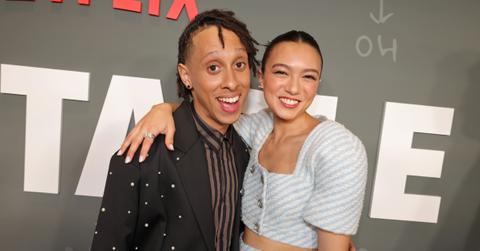 Aaron Branch and Rachel Marsh attend the 'Unstable' premiere on March 23, 2023.