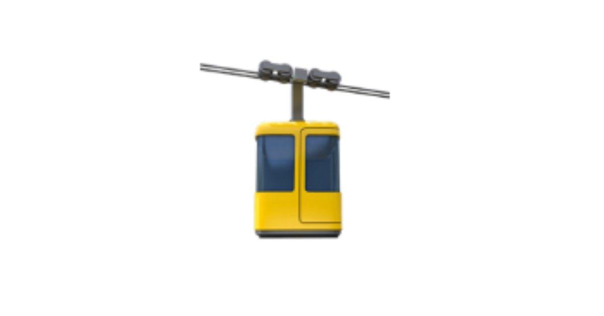 Aerial tramway emoji.