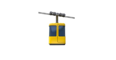 Aerial tramway emoji.