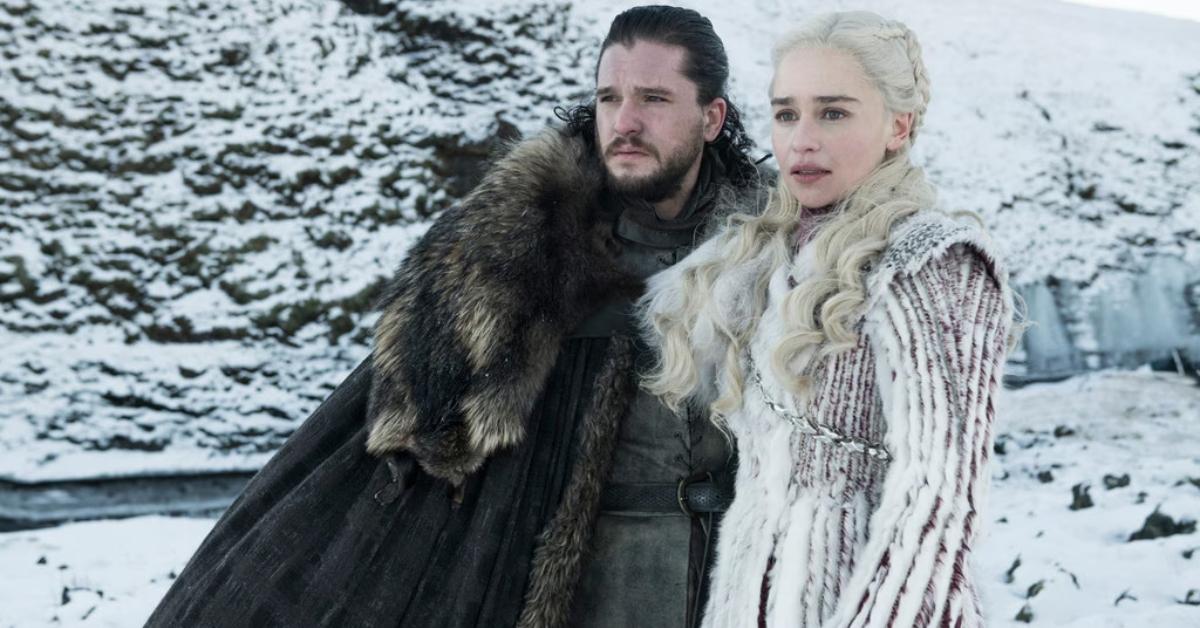 Jon and Daenerys react to her dragons in Game of Thrones