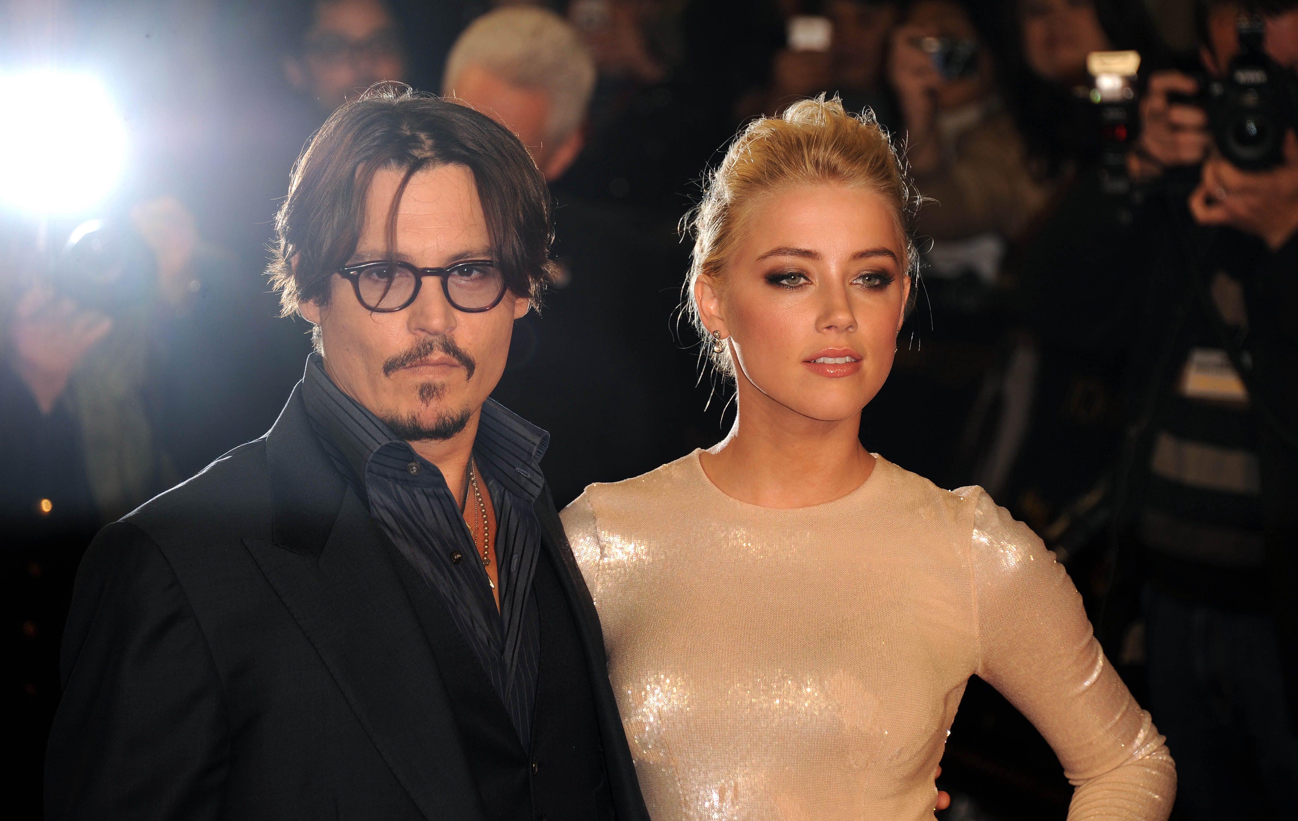 Johnny Depp and Amber Heard in 2009.