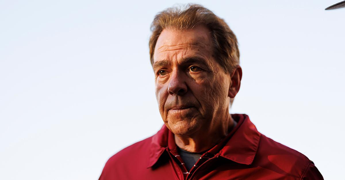 Nick Saban in 2024