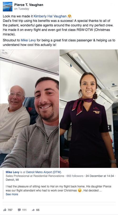 dad daughter flight attendant