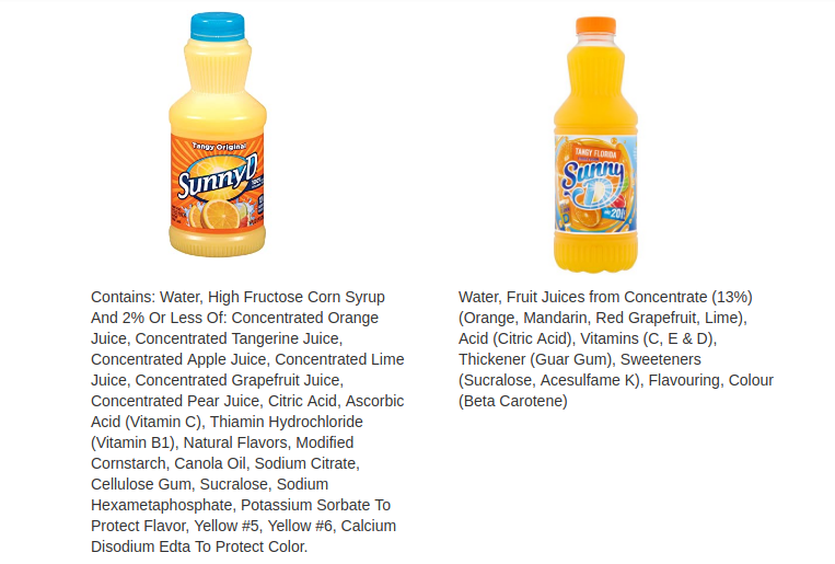 sunny d us uk