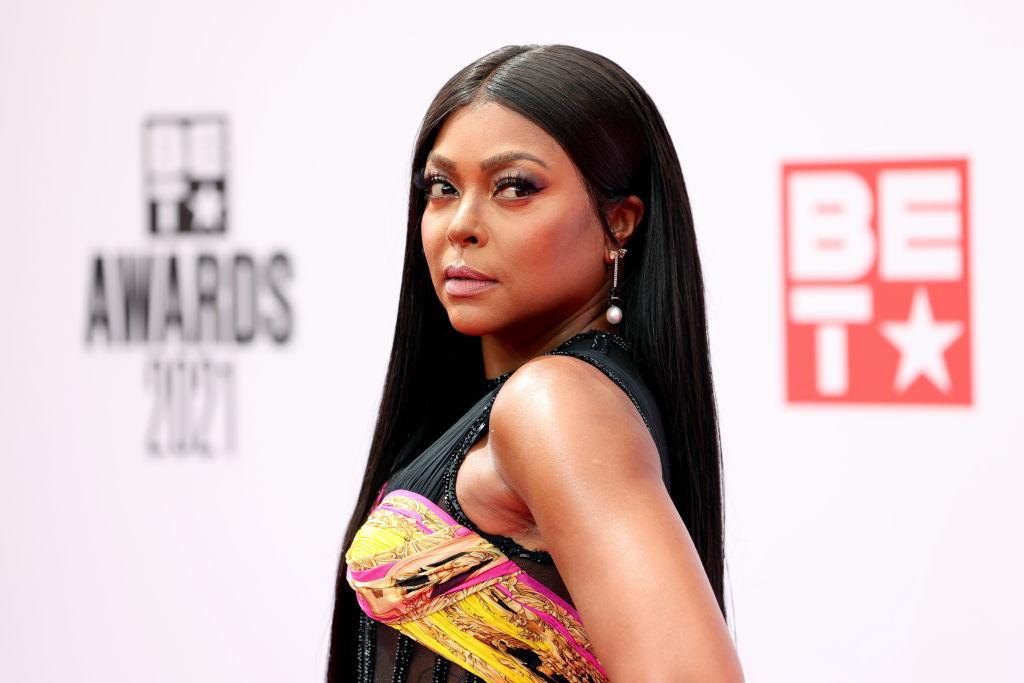 Taraji P. Henson attends the BET Awards in Los Angeles.