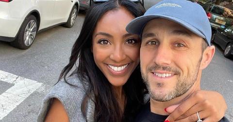 Tayshia Adams and Zac Clark