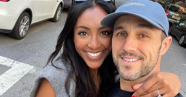 Tayshia Adams and Zac Clark