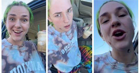 Mom wears pajamas to son's school