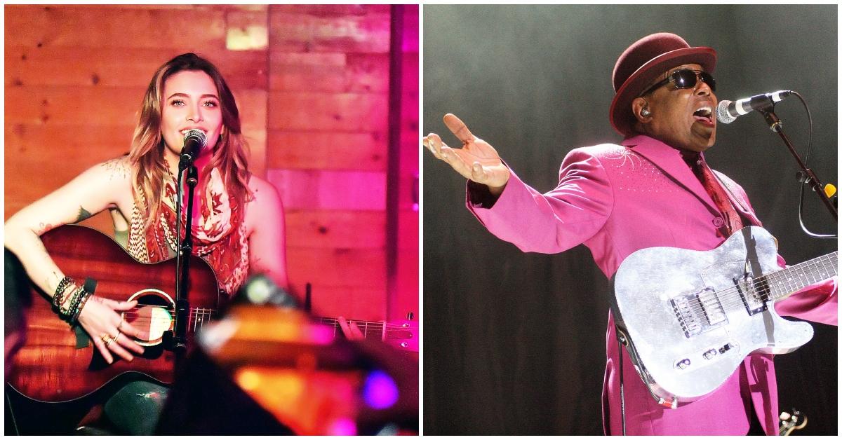 (l-r): Paris Jackson and Tito Jackson performing at different events