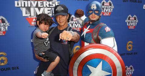 Will Yun Lee with son Cash